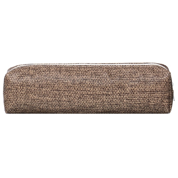 Пенал школьный на молнии Пенал школьный на молнии "Твид" Calligrata, коричневый