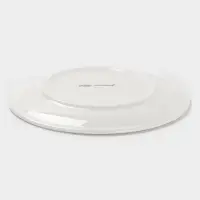 Десертная тарелка Доляна White Label, d=17.5 см, фарфор, белая