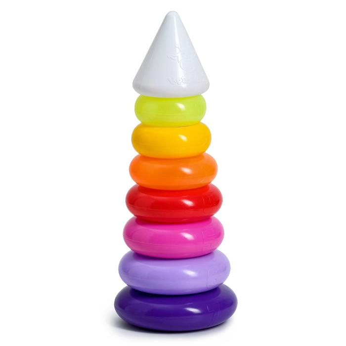 Пирамидка 7 колец с конусом № 2 Пирамидка 7 колец с конусом № 2