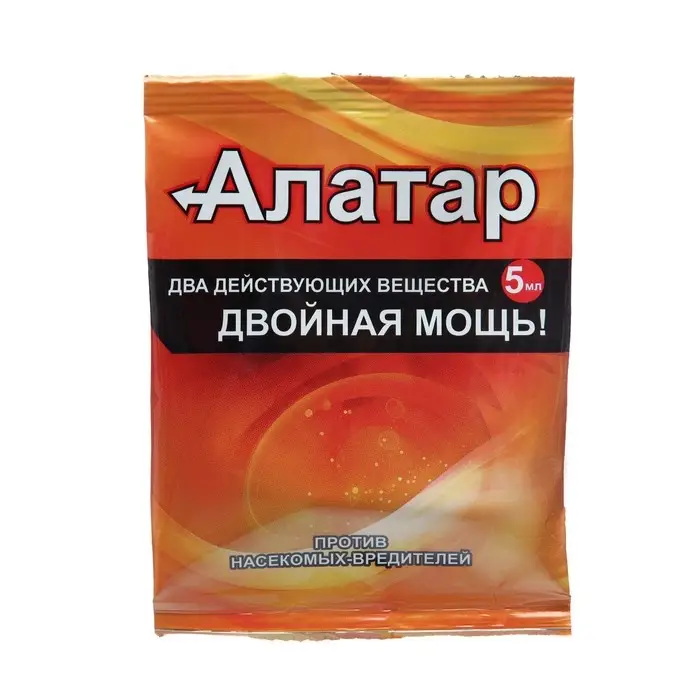 Средство от вредителей овощных культур Алатар Двойная мощь ампула, 5 мл Средство от вредителей овощных культур Алатар Двойная мощь ампула, 5 мл