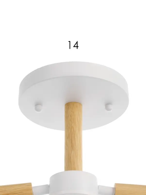 Люстра потолочная BayerLux &laquo;Вудли&raquo;, 2хЕ27, 40 Вт, белый, 45&times;16&times;29 см