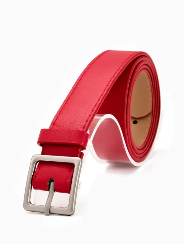 Ремень жен 05-01-02-01, Июнь2508, 3*0,3*110 см, без винта, пряж мат металл, 1 прокол, красн 109031 Ремень жен 05-01-02-01, Июнь2508, 3*0,3*110 см, без винта, пряж мат металл, 1 прокол, красн 109031