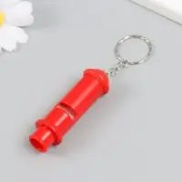 Брелок для ключей на кольце «Свисток», пластик, 6.3×2.2×2.2 см, МИКС