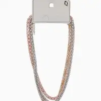 Чокер "Стиль" (набор 3шт) плетение, тянется, цветной 35+удл