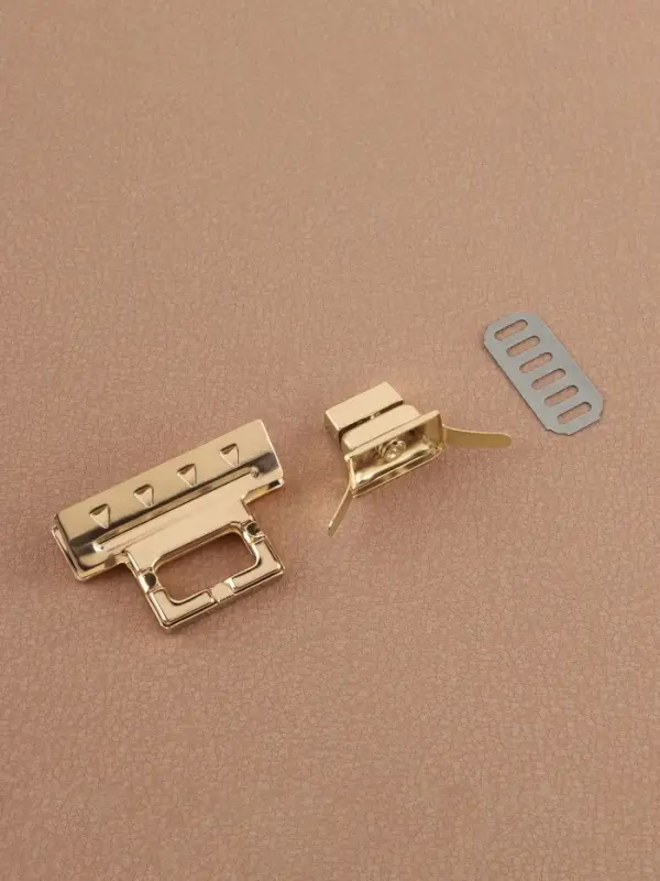 Застёжка для сумки, 3.9&times;2.6 см, цвет золотой