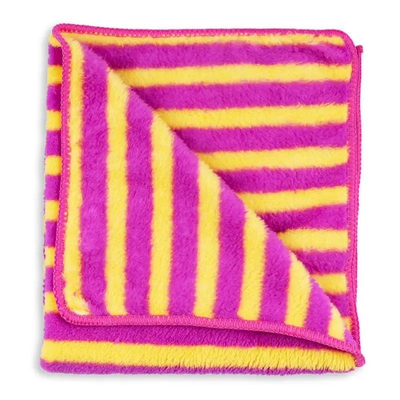 06 Салфетка микрофибра 2-х цветная салфетка высокой плотности AVS MF-6104 (35х40см)(1шт)