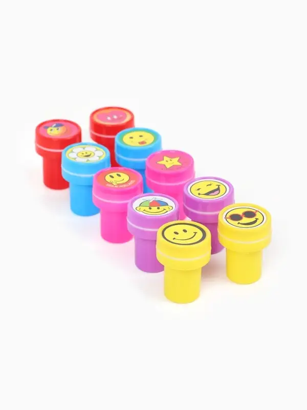 Печать цветная &laquo;Улыбка&raquo;, набор 10 шт., МИКС