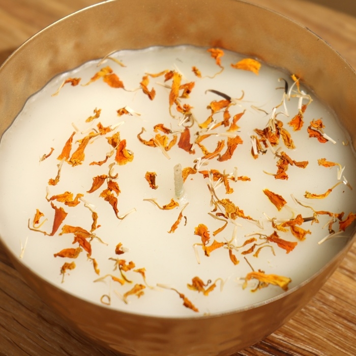 Ароматическая свеча в чаше 200 гр, парафин, marigold Ароматическая свеча в чаше 200 гр, парафин, marigold