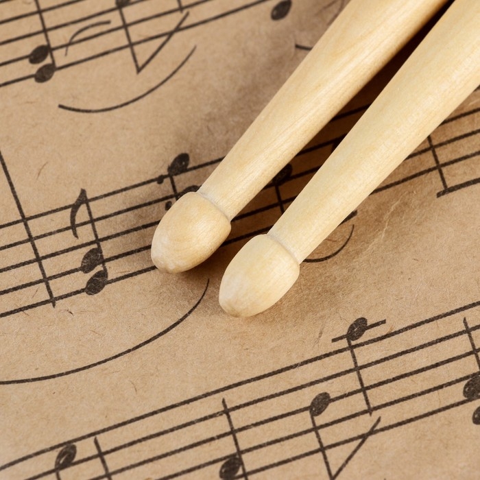 Барабанные палочки Music Life, 7А, клен, красные Барабанные палочки Music Life, 7А, клен, красные