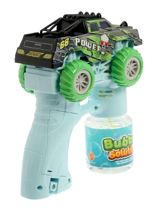 Генератор мыльных пузырей "Крутая тачка", световые эффекты, работает от батареек