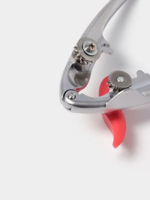 Нож консервный Доляна Redline, 4.5&times;6.2&times;15.7 см, нержавеющая сталь, красный