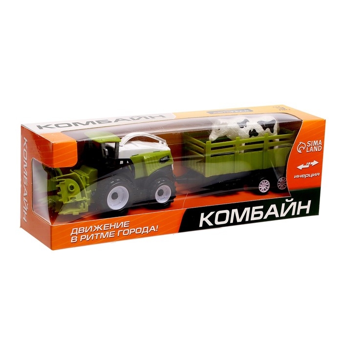 Комбайн инерционный «Фермер», с прицепом Комбайн инерционный «Фермер», с прицепом