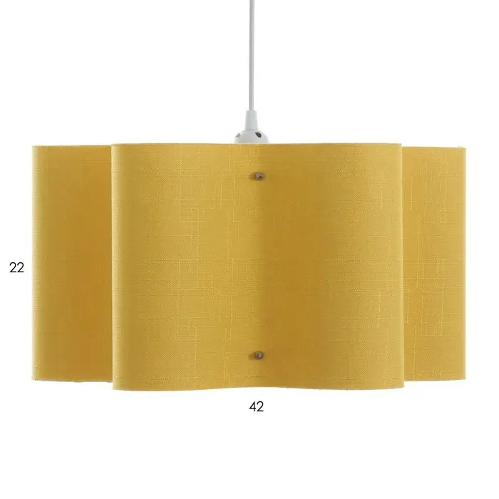 Светильник подвесной BayerLux &laquo;Лаура&raquo;, Е27 15 Вт, жёлтый, 42&times;42&times;22.5-122 см