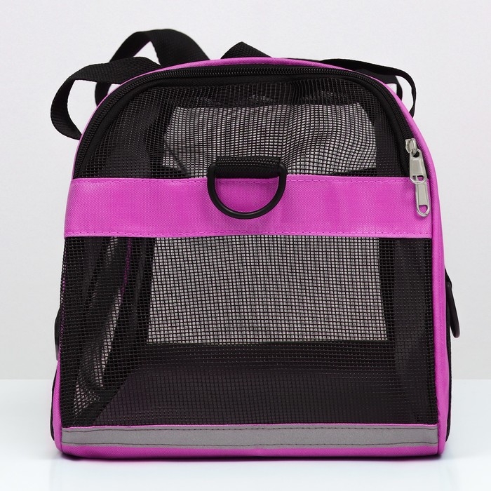 Сумка-переноска сетчатая,52 х 25 х 33 см,  фиолетовая Сумка-переноска сетчатая,52 х 25 х 33 см,  фиолетовая