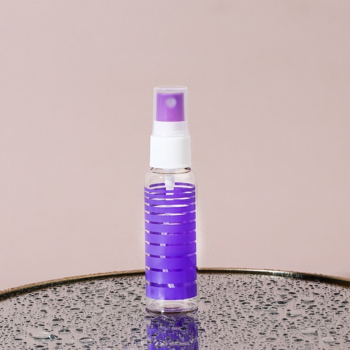 Флакон для парфюма «Полоски», с распылителем, 40 мл, цвет МИКС Флакон для парфюма «Полоски», с распылителем, 40 мл, цвет МИКС