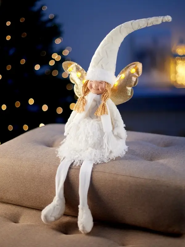 Фигура текстиль «Кукла в белом» 70 см, 6 LED, AG10x3 (в компл.), Т/БЕЛЫЙ Фигура текстиль «Кукла в белом» 70 см, 6 LED, AG10x3 (в компл.), Т/БЕЛЫЙ