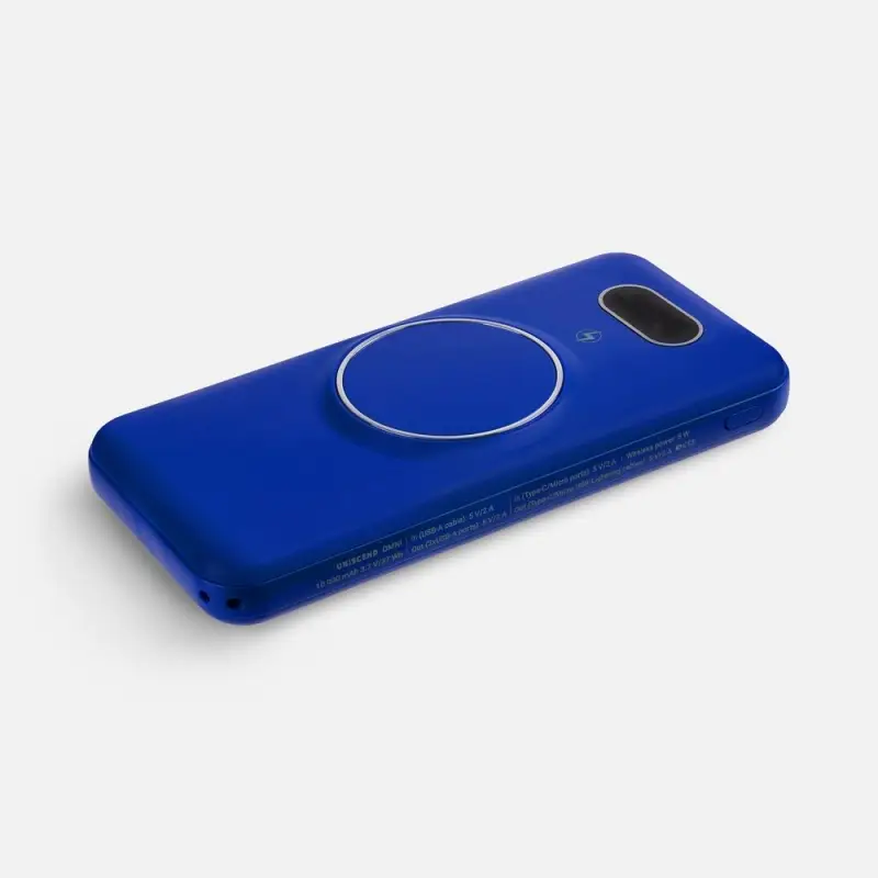 Аккумулятор Omni Qi 10000 мАч, ver.2, синий Аккумулятор Omni Qi 10000 мАч, ver.2, синий