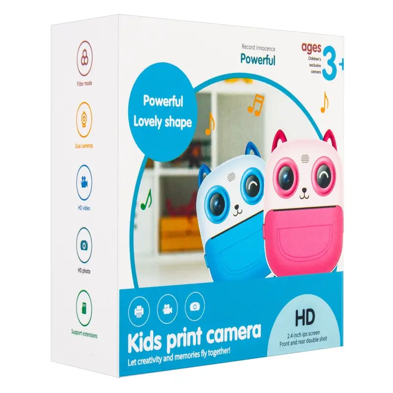 Фотоаппарат мгновенной печати S5 Голубой