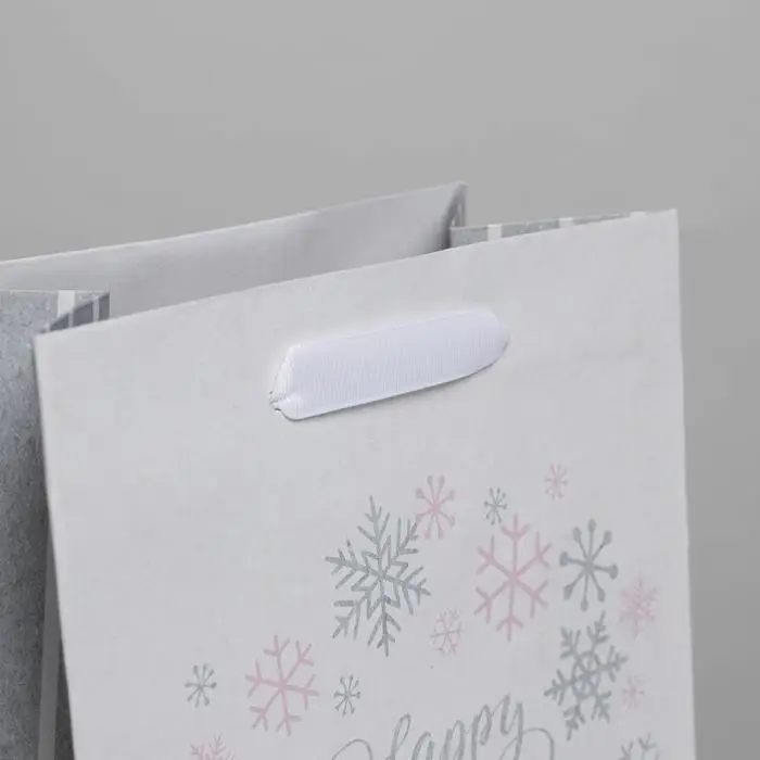 Пакет подарочный новогодний крафтовый Happy new year!, MS 18 х 23 х 10 см Пакет подарочный новогодний крафтовый Happy new year!, MS 18 х 23 х 10 см