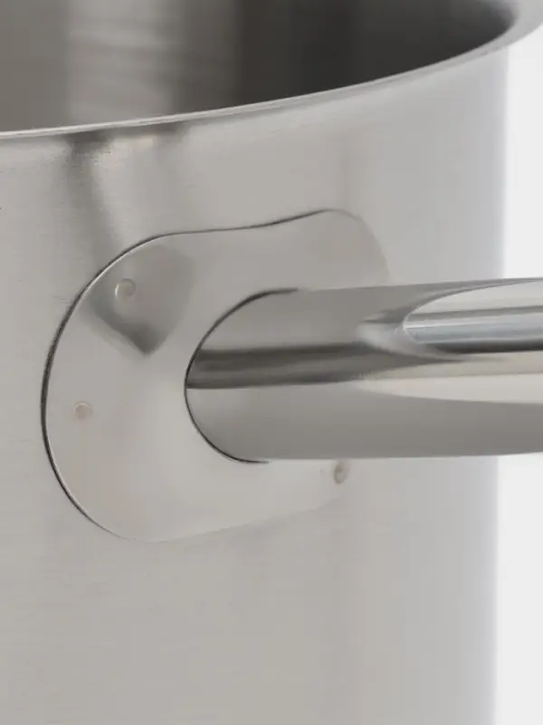 Ковш Hanna Kn&ouml;vell, 9.8 л, d=28, h=16 см, с крышкой, толщина стенки 0.8 мм, индукция, нержавеющая сталь