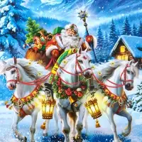 Пакет подарочный новогодний ламинированный, «На встречу Новому Году» , 26×12×32 см