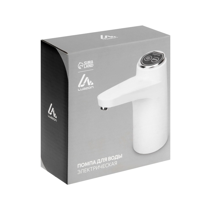 Помпа для воды Luazon LWP-06, электрическая, 5 Вт,800 мАч,порционная подача воды, АКБ,чёрная Помпа для воды Luazon LWP-06, электрическая, 5 Вт,800 мАч,порционная подача воды, АКБ,чёрная