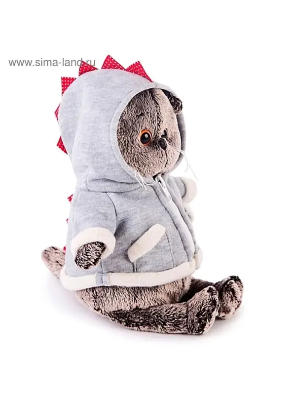 Мягкая игрушка &laquo;Кот Басик&raquo;, в толстовке дракончик, 22 см, МИКС