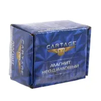 Магнит неодимовый Cartage с петлёй для авто, d=36 мм, сцепление 23 кг