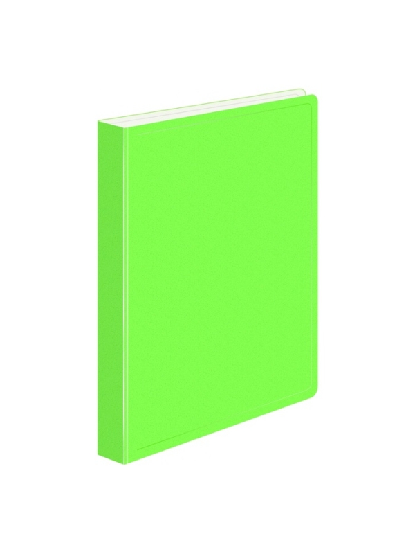 Папка с пружинным скоросшивателем А4, 700 мкм, 27 мм, Calligrata Double Neon, внутренний карман, до 180 листов, салатовый неон Папка с пружинным скоросшивателем А4, 700 мкм, 27 мм, Calligrata Double Neon, внутренний карман, до 180 листов, салатовый неон