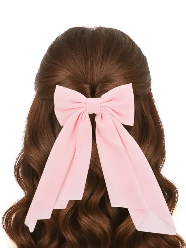 Заколка - автомат для волос QF &laquo;Джулия&raquo;, 24&times;12 см, розовая