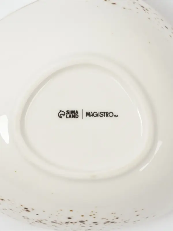 Салатники Magistro &laquo;Церера&raquo;, набор 2 шт., 15.3&times;13&times;5.5 см, фарфор, белые