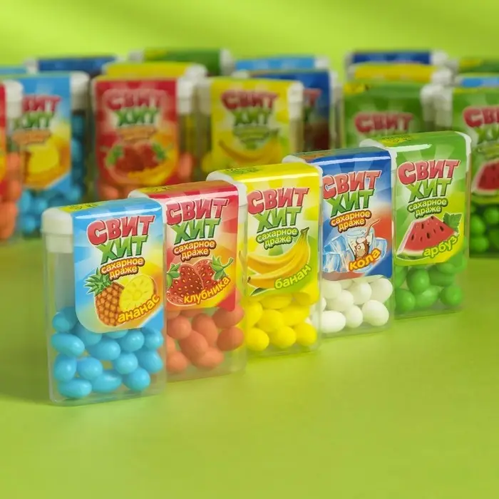Драже сахарное Драже сахарное "Свит хит" ассорти в стенде, 12 г