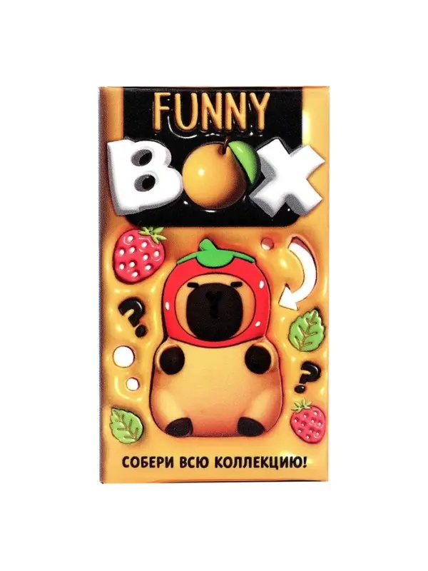 Игрушка - сюрприз Funny box WOOW TOYS &laquo;Капибарочки&raquo;: детский брелок, наклейки