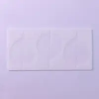 Форма для шоколада &laquo;Тополиный лист&raquo;, силикон, 3 ячейки, 23&times;11&times;0.3 см, белая