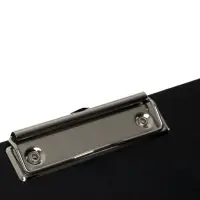 Планшет с зажимом А3, 420&times;320 мм, покрыт высококачественным бумвинилом, с металлическими уголками, чёрный (клипборд)