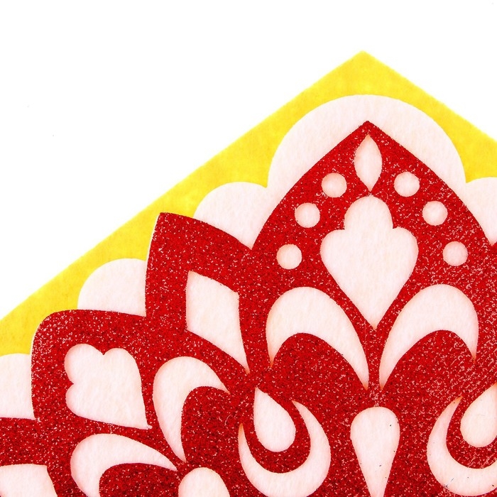 Кокошник карнавальный «Варвара-краса» из фетра, с блёстками Кокошник карнавальный «Варвара-краса» из фетра, с блёстками