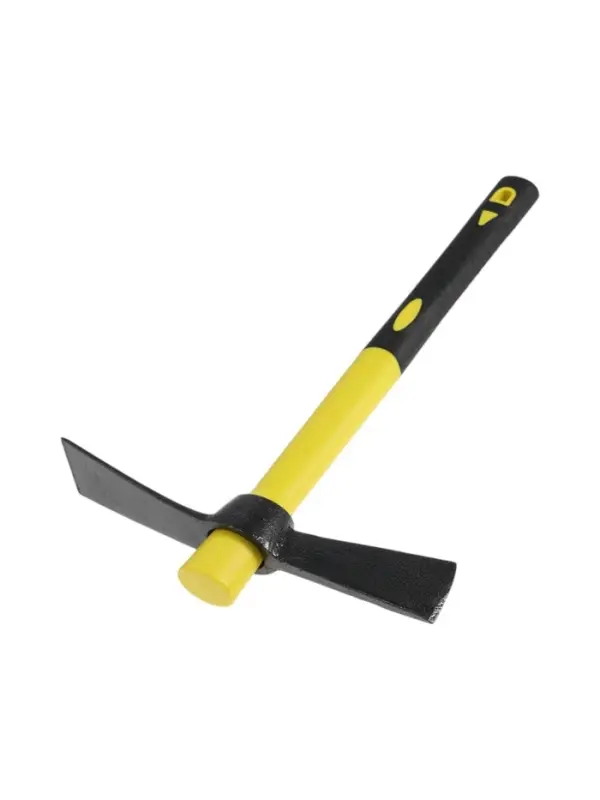 Кирка ТУНДРА, кованая, фиберглассовая рукоятка 380 мм, двухплоскостная, 500 г
