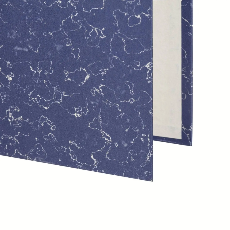 Папка-регистратор без мет.уголка_бюджет 75мм ч/б,син,бум/бум