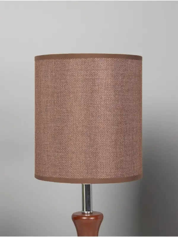 Лампа настольная RISALUX ЭКО &laquo;Кло&raquo; 1&times;40 Вт Е27 кофе/хром 16&times;16&times;38 см