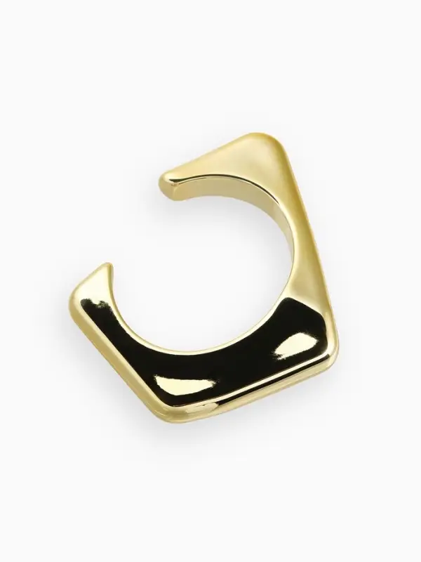 Браслет манжета «Уголки», цвет золото