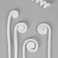 Синельная проволока, набор 90 шт., белая, 30 см