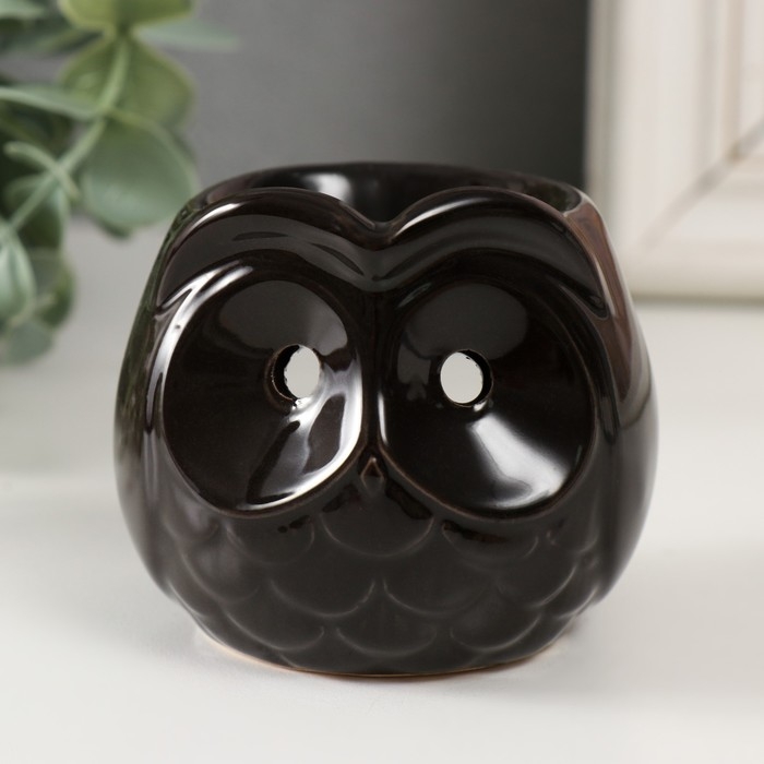 Аромалампа керамика  Аромалампа керамика "Совёнок" под шамот МИКС 6,7х7,5х7,5 см