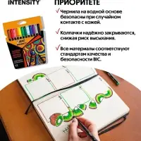 Цветные фломастеры 12 цветов, для подростков и взрослых, тонкое письмо, BIC Color Up