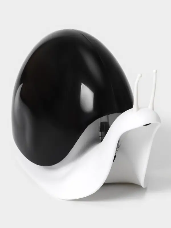 Дозатор для мыла Доляна &laquo;Улитка&raquo;, 120 мл, чёрный