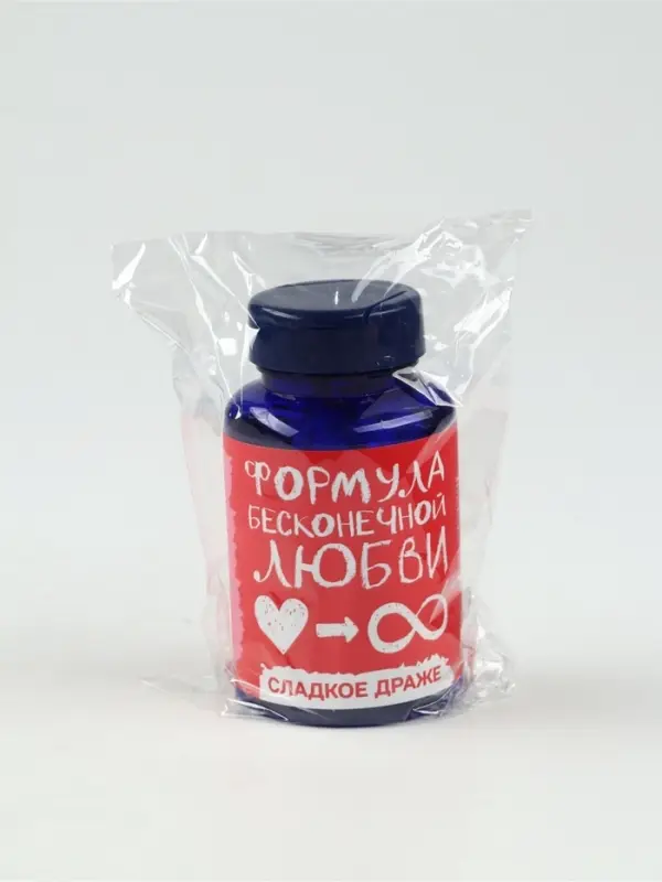 Конфеты драже в банке &laquo;Формула любви&raquo;, 50 г