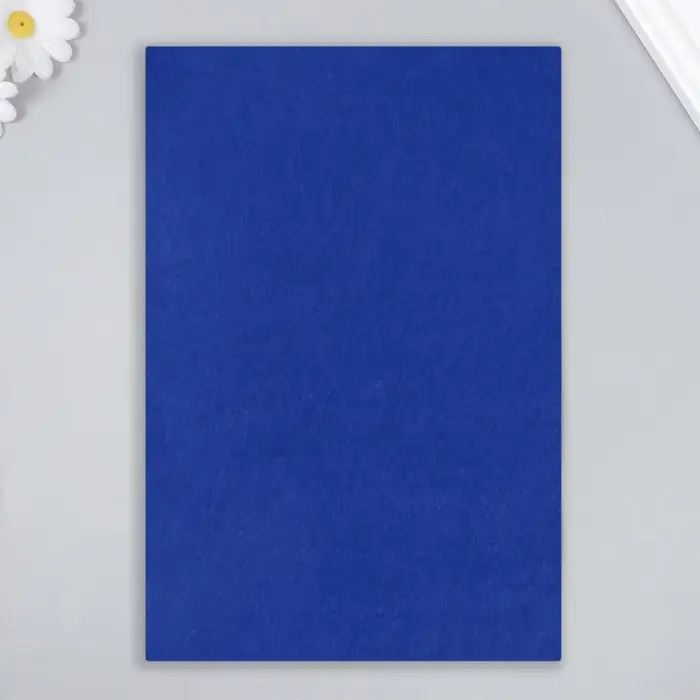 Фетр мягкий 1 мм 20х30 см, синий Фетр мягкий 1 мм 20х30 см, синий