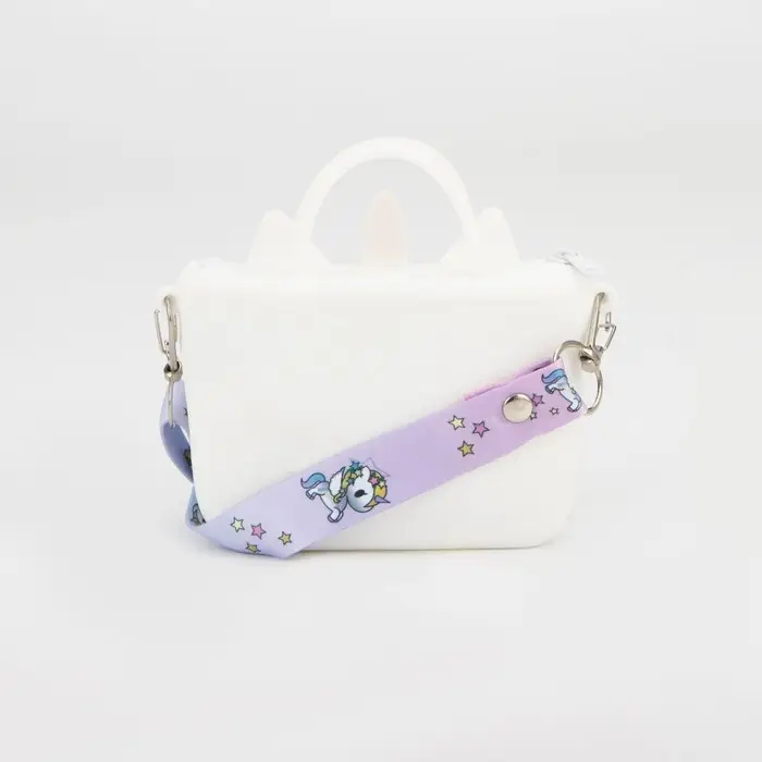 Сумка детская для девочки на молнии, цвет белый Сумка детская для девочки на молнии, цвет белый