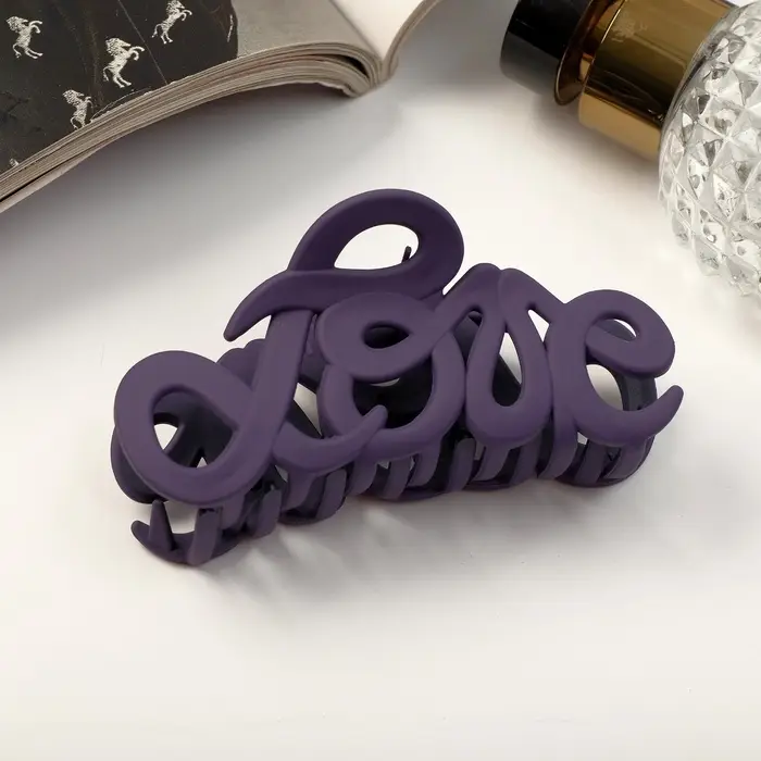 Крабик для волос &laquo;Классика&raquo;, завитки люкс, 9 см, МИКС