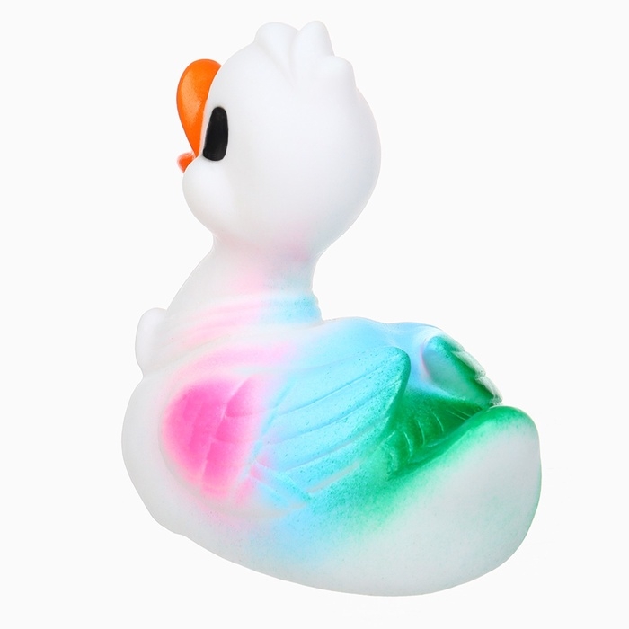 Резиновая игрушка для ванны Крошка Я «Лебедь», 8 см, с пищалкой Резиновая игрушка для ванны Крошка Я «Лебедь», 8 см, с пищалкой
