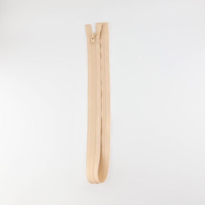 Молния «Трактор», №8, разъёмная, замок автомат, 90 см, цвет слоновая кость